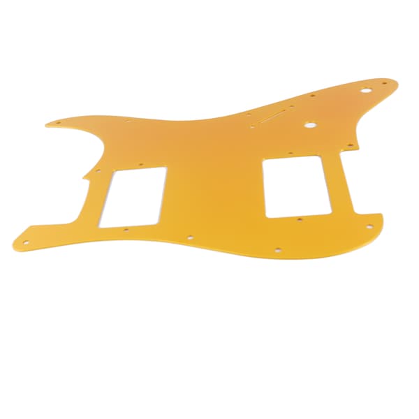 Orange Guld Aluminiumlegering 2 Humbucker Plektrumskydd för Elgitarr