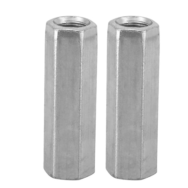 M8 Lång Sexkantsmutter Kopplingsmutter Gängade Fästelement, 10-pack