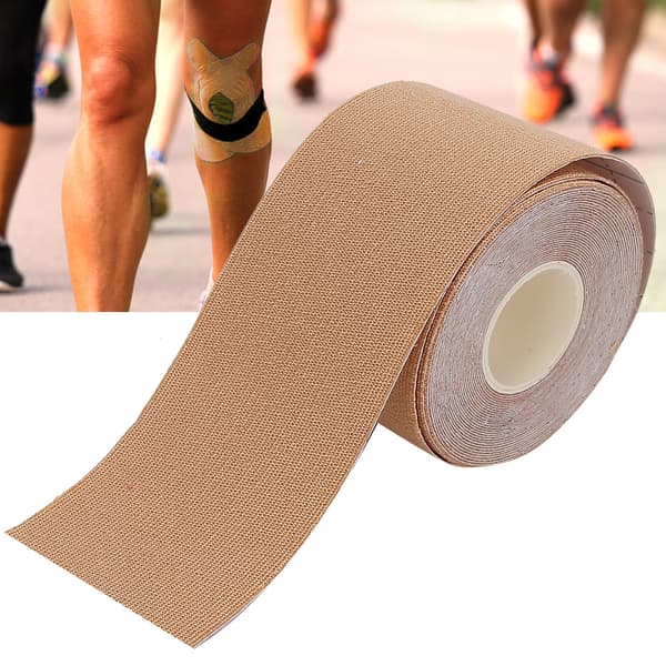 Lihasteippi Urheilu Kinesioteippi Liima Elastinen Lihashoitoteippi Ihonväri 5cm x 5m