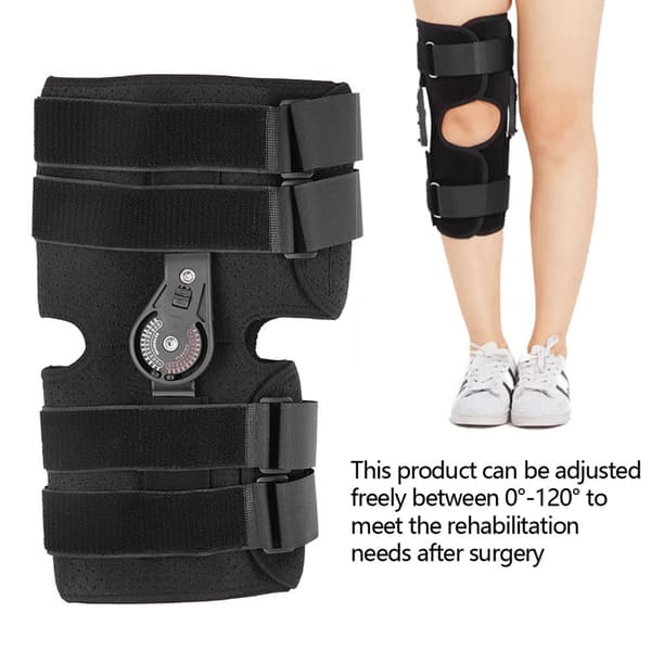 Kort justerbart knäled med chuck medicinsk ligamentskada artros knäskydd (S)