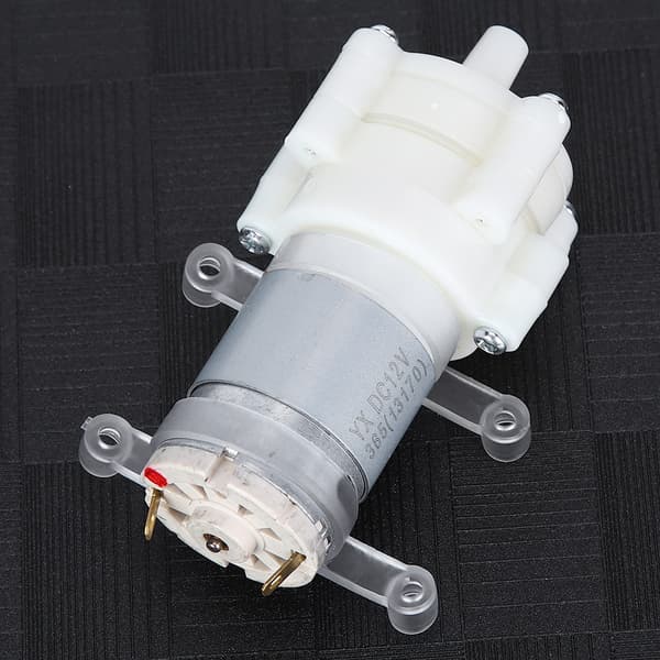 365 DC 6-12V Mini Akvarium Membranpump, Elektrisk Vattenluftpump för Akvarium