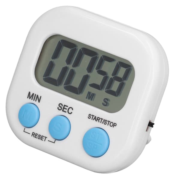 Stor LCD digital timer, nedräkning och stoppur för kök, studier, klassrumsanvändning
