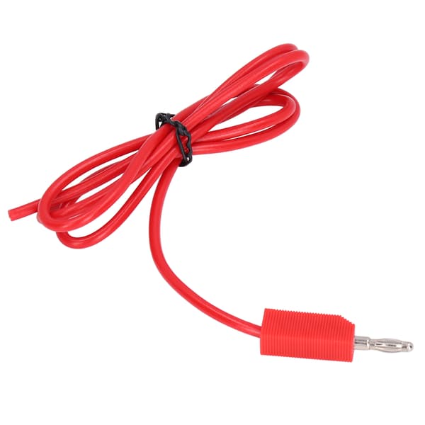 Röda banankontakt testkablar kit 4mm multimeterprober 30VAC-60VDC 19A J.70010