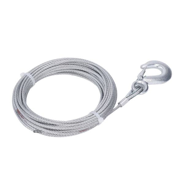 Spilwire 4mmx12m Kabel 2000LBS Styrke Rustfrit Stål Galvaniseret Erstatning