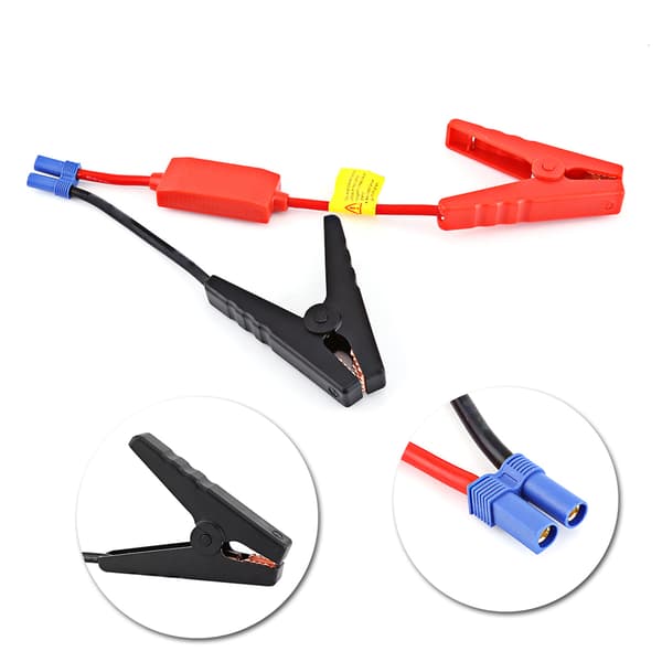 Startkabel til bilbatteriforbindelse Startkabler Forhindrer omvendt opladning
