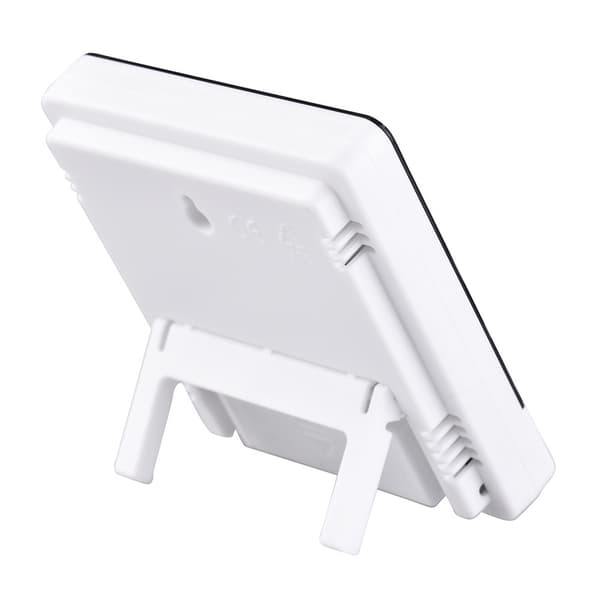 HTC-1 Multifunktion Digital Hygrometer Termometer Ur Stor Skærm Rumtemperatur Fugtighedsmåler