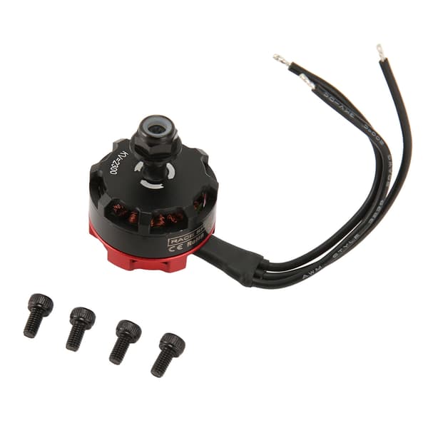 RS2205 2300KV Børsteløs Motor CW/CCW 3-4S Sort til FPV Racing Drone Multikopter