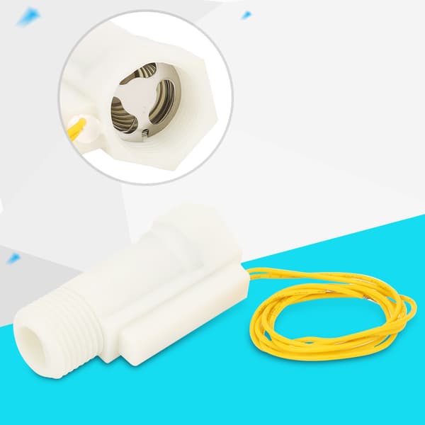 Vandstrømssensorafbryder Stempel G1/2in Han/Hun Gevind Plast DC0-110V