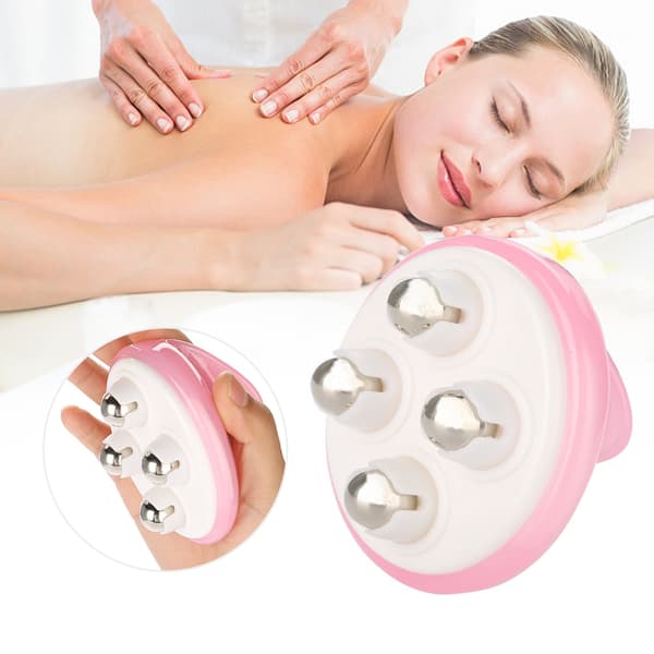 Rustfrit Stål Kugle Perle Kropsudrensende Massager Muskel Smertelindring Afslappende Massageværktøj