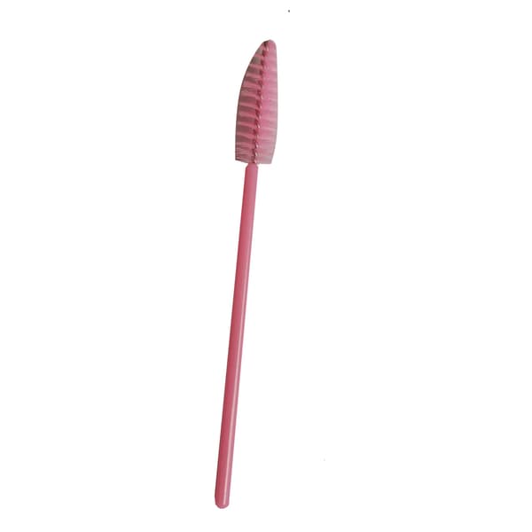 50 stk. øjenvippebørstesæt Engangs Mini Spiral Fleksibel Makeup Øjenvippebørste til Forlængelse Pink