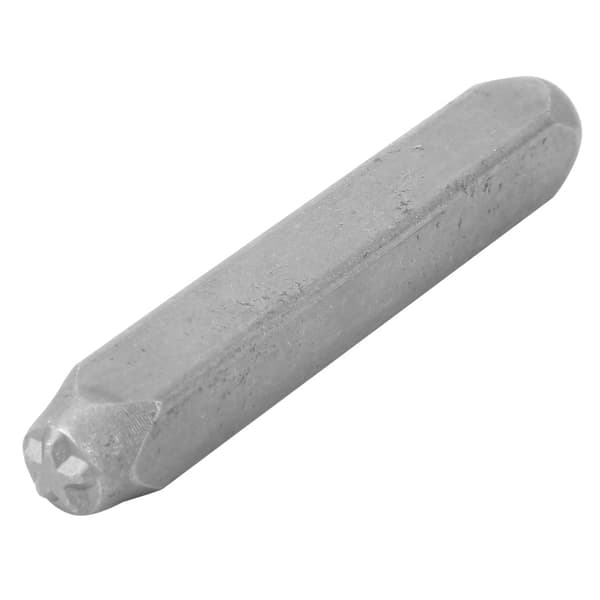 CR-V Stål Stjärnformad Stans 6mm Bredd 2.5'' Längd för Läder Plast Metall
