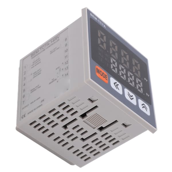 PID Temperaturregulator Digital Termostat Relæudgang 100-240VAC BEM-TC7A-14RV
