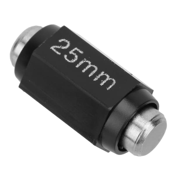 Stål Utvändig Mikrometer Kalibreringsstandard Stångmätare 25mm Precisionsverktyg