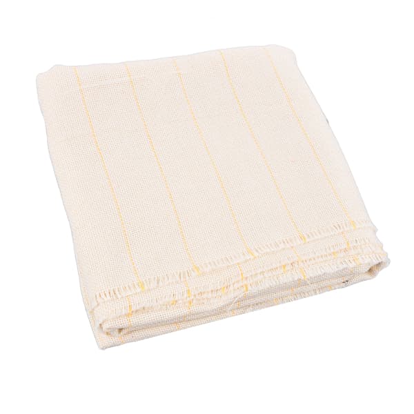 Tuftningsduk Polyester Bomull Blandad Dörrbredd Stark Duk Lätt att Bryta Vit Standard Gul Trådduk