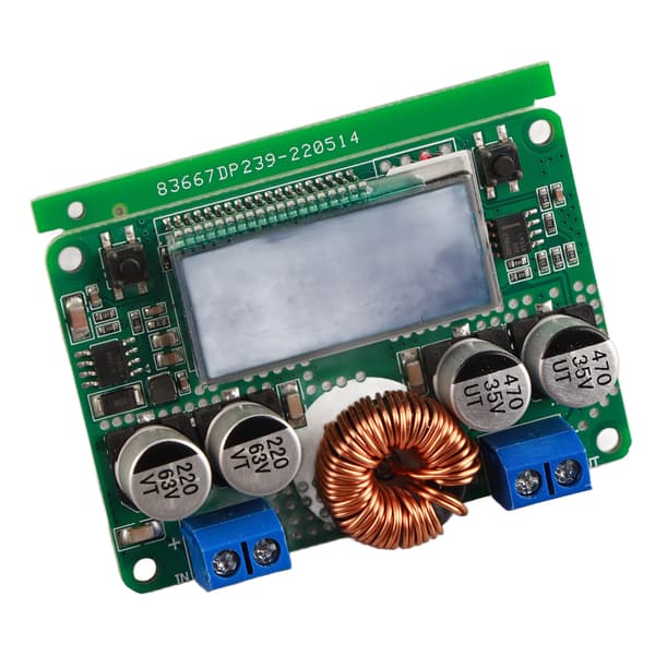 DC-DC 8-60V til 3-32V 7A Justerbar Step-Down Spændingsregulator, Indkapslet Buck Converter