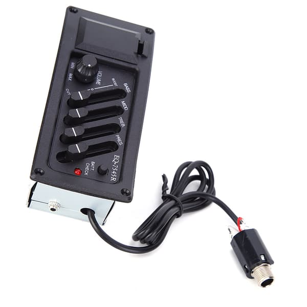 Træ akustisk guitar pickup EQ 7545R med bas mellemtone diskant forstærker