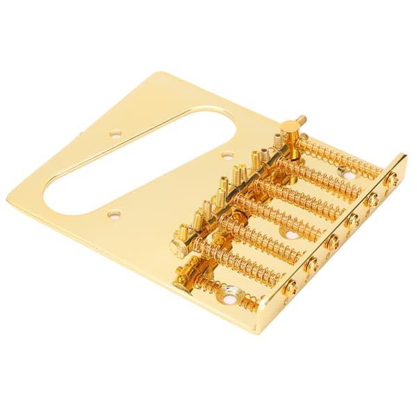 6 guldsadel Telecaster broplade, single coil pickup montering til TL elguitar