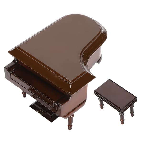 Miniatyrpianomodellprydnader Trämusikinstrument Sovrum Vardagsrum Möbler Dekoration