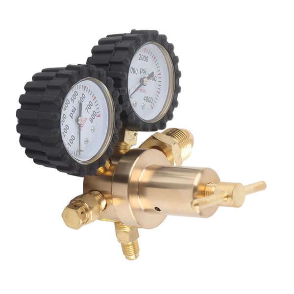 Kvælstofregulator CGA580, Dobbelt Manometer, 0-800 PSI Udgang, Lufttrykskontrol