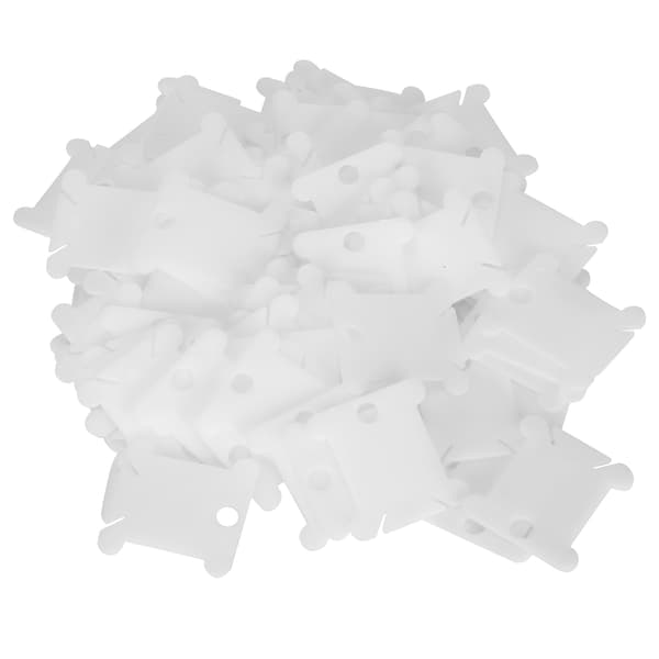 100 stk. trådvinder i plast til korssting, broderi og syning