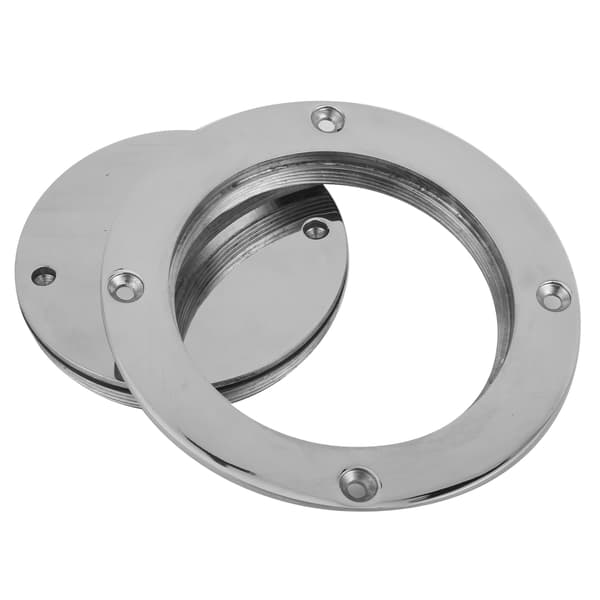 4 tommer 316 dækplade i rustfrit stål med nøgle til yacht marine hardware tilbehør