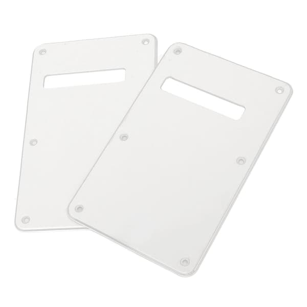 2 st PVC elgitarr bakplatta repskydd 146x93mm musikutrustning ersättning vit