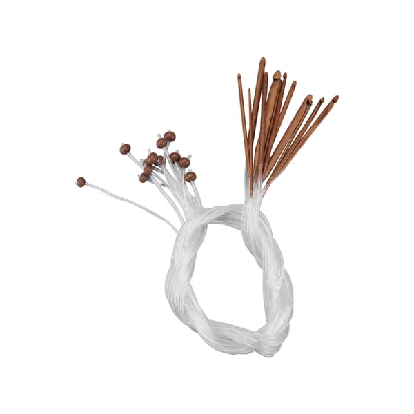 12 st virknålar 1,2 meter tunisiska kolfiber rör bambu sticknålar set för vävning av mattor