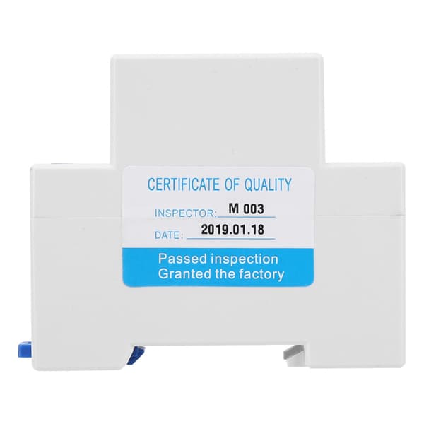 5-80A DDM15SD LCD-display Enkeltfaset Digitalt Elforbrug KWh-måler
