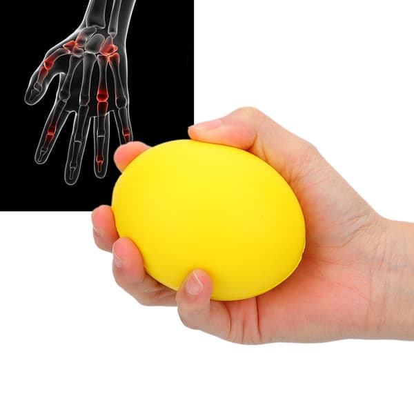 2st Silikon Greppboll Hand Finger Styrketräning Massage Terapi Stresslindring
