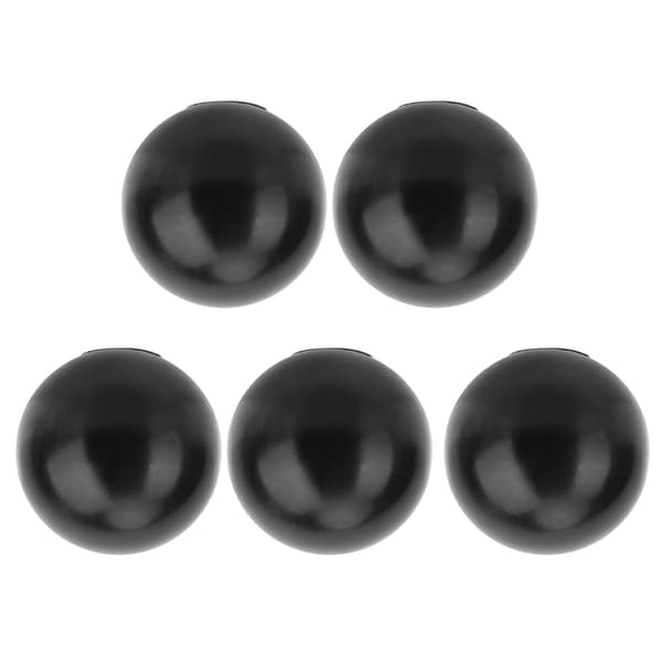 5 stk. sorte runde plastgreb M10x35mm reservedele til værktøjsmaskiner