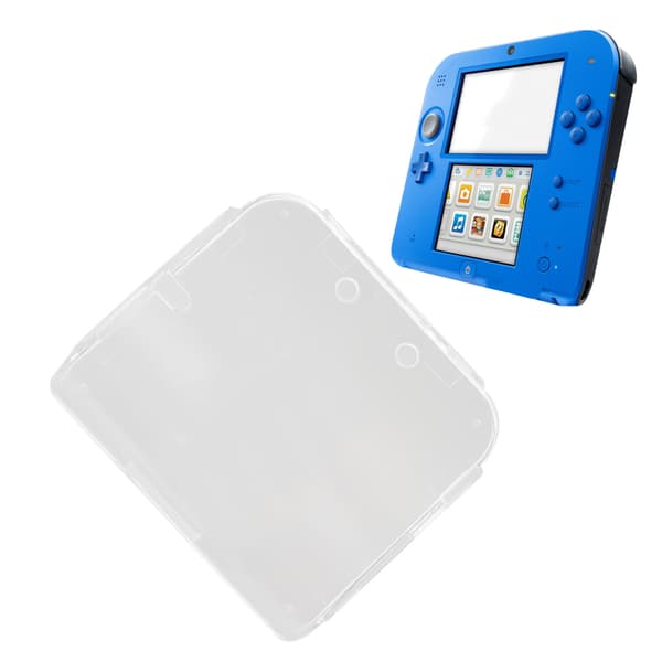 Klar PC Skyddsfodral för Nintendo 2DS - Transparent Slim Skalskydd, 1-pack