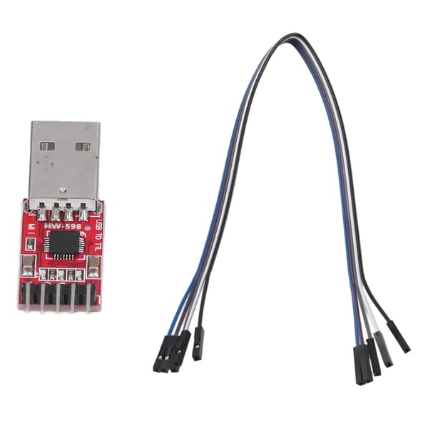 USB til TTL seriel adapter STC programmør hanstik med Dupont-kabler