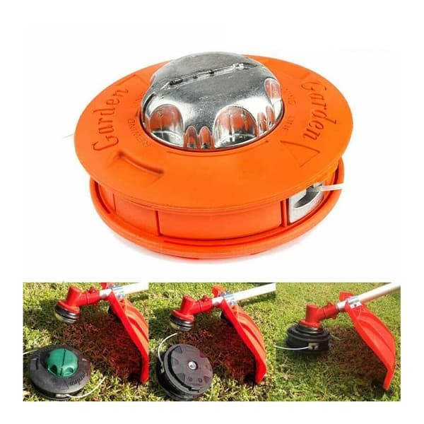 Aluminium Plæneklipper Trimmerhoved - Gratis Demontering Orange Havetrimmer Tilbehør