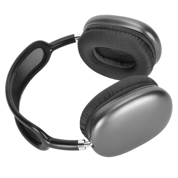 Trådlöst Bluetooth Over-Ear Stereo Headset Vikbart Justerbart med Mikrofon för Resor Kontor Hemmastudier Svart 1 Set