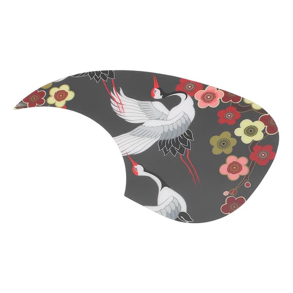 Stålsträngad gitarr Scratch Plate Trana Motiv Teardrop PVC-skydd 1 st Skyddande tillbehör