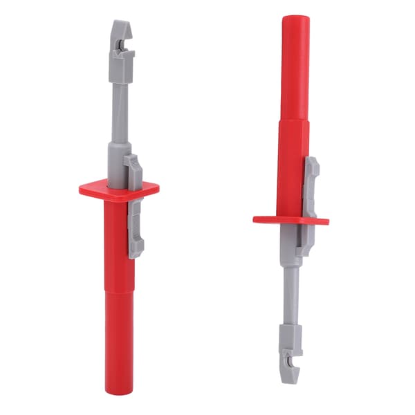 J.30020 Trådpiercing-probeclips, tabsfri punkteringsforbinder, 4 mm bananstik til multimeter-test
