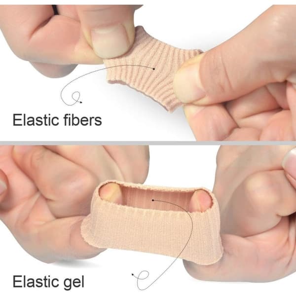 5-pack skärbara tårör av elastiskt tyg och silikonfodrade