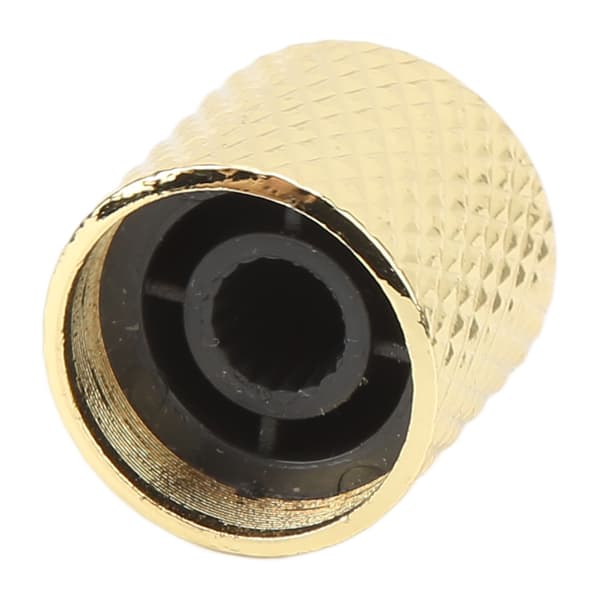 3-pack metallguld gitarrvolymkontrollrattar, universell ersättning för elgitarrbaspotentiometer, nordisk stil