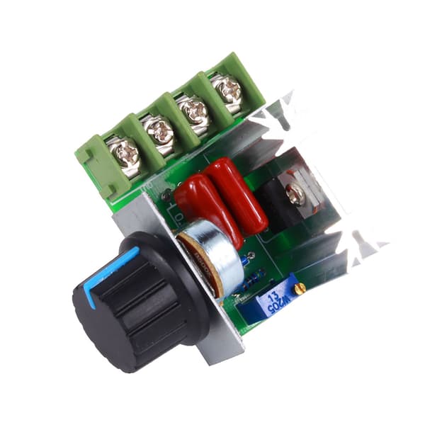 2000W AC Motor Hastighedsregulator 50-220V 25A Variabel Rotationskontrol til Elektrisk Ventilator