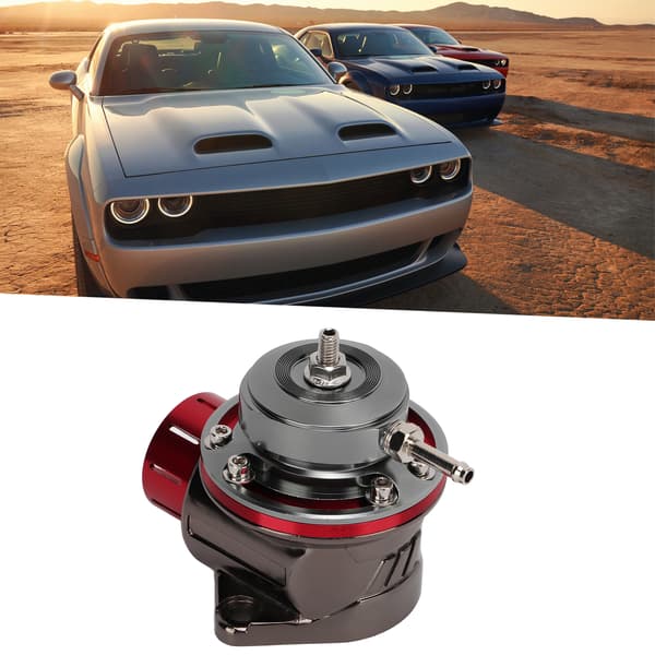 Turbo Blow Off Tryckavlastningsventil BOV ID 40mm Längd 65mm Universal ModifieringRöd