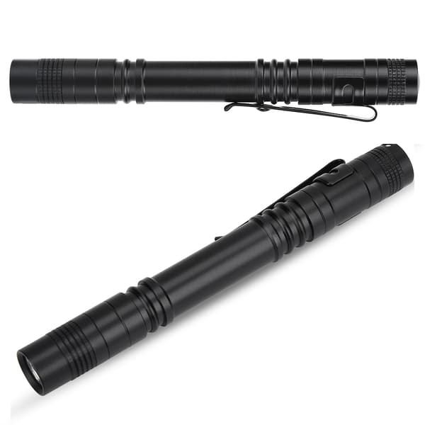 Bærbar Penlight LED Lommelygte, Super Lys til EDC & Camping, Enkeltpakke, Sort