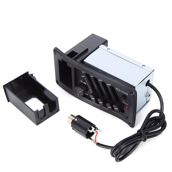 Træ akustisk guitar pickup EQ 7545R med bas mellemtone diskant forstærker
