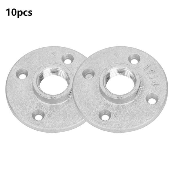 10 st DN20 4-håls flänsbas, 3/4'' BSP gängad monteringsfäste hårdvara