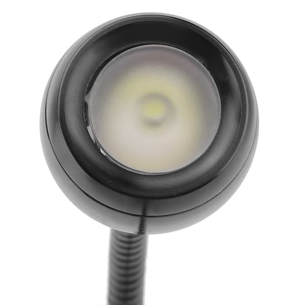 Mini USB LED Bordlampe Clip-On Læselampe til Hjemmestudie Sort Varm