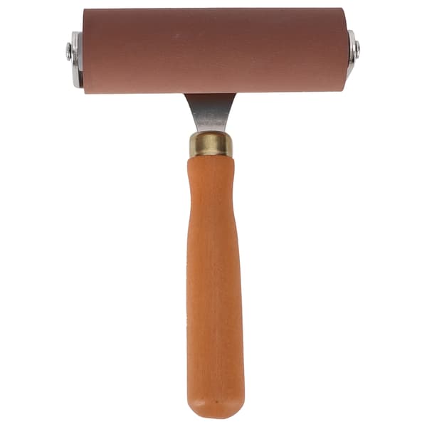 Brayer Blød Fleksibel Robust Holdbar Elastisk Gummirulle til Bogtryk Scrapbøger 10cm