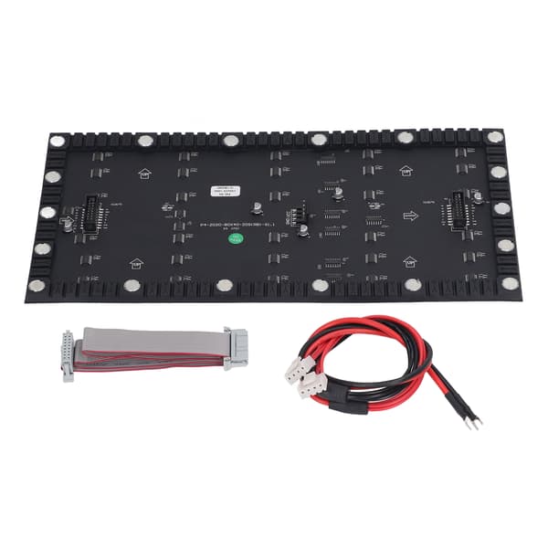 Indendørs Fleksibelt LED Panel Modul Fuld Farve FPCB 80x40 Pixels Skærm DC5V med Bagmagnet