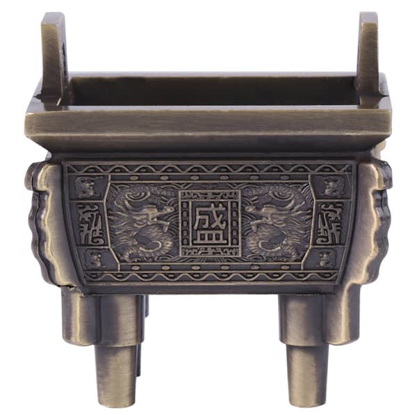 1 stk. Mini Multifunktionel Røgelsespindbrænderholder Røgelseskar til Hjemmekontor Hotel (Bronze)