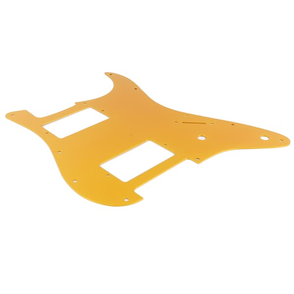 Orange Guld Aluminiumlegering 2 Humbucker Plektrumskydd för Elgitarr