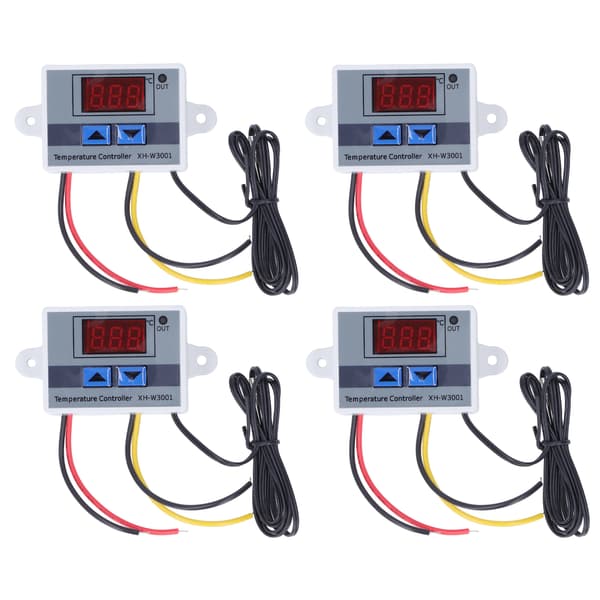 4 STK 12V LED Digital Termostat Modul Temp Controller 120W Varme Køleafbryder