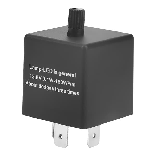 CF13 KT 3-poligt LED-blinkrelä justerbar frekvens för blinkers Hyper Blink Fix